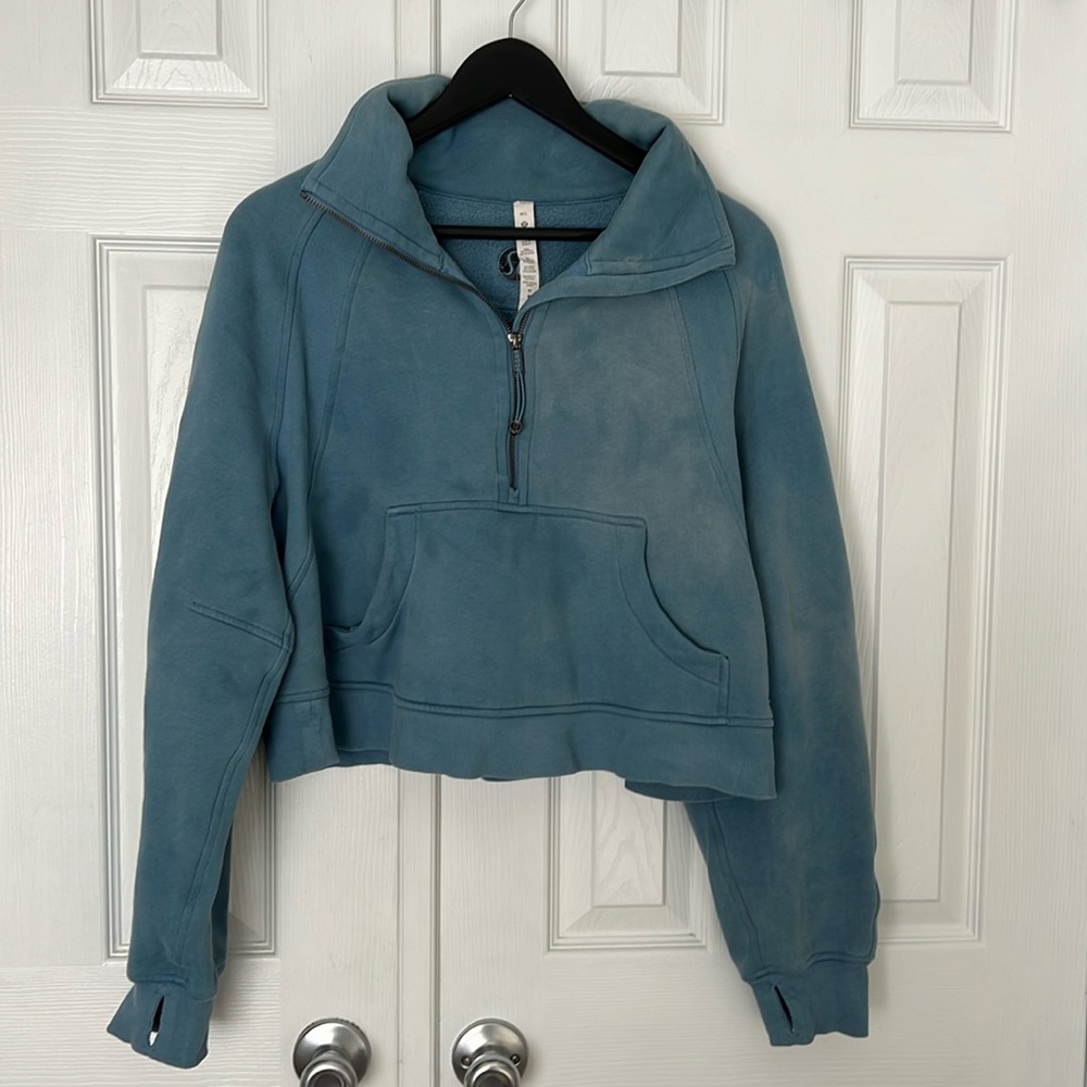 Scuba Oversized Funnel-Neck Half Zip